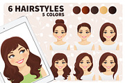 Woman avatar creator, a Person Illustration by Volha Hlinskaya (Thumbnail 3 of 6)