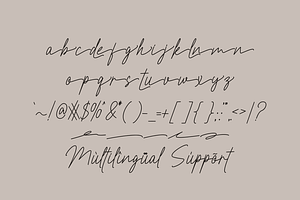 Restiny Sallmi - Script Font