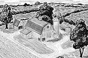 Hay Field and Barn, a Work Illustration by blue67sign (Thumbnail 4 of 4)