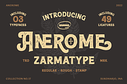 Anerome - Vintage Display Font, a Serif Font by Zarma Type (Thumbnail 1 of 12)