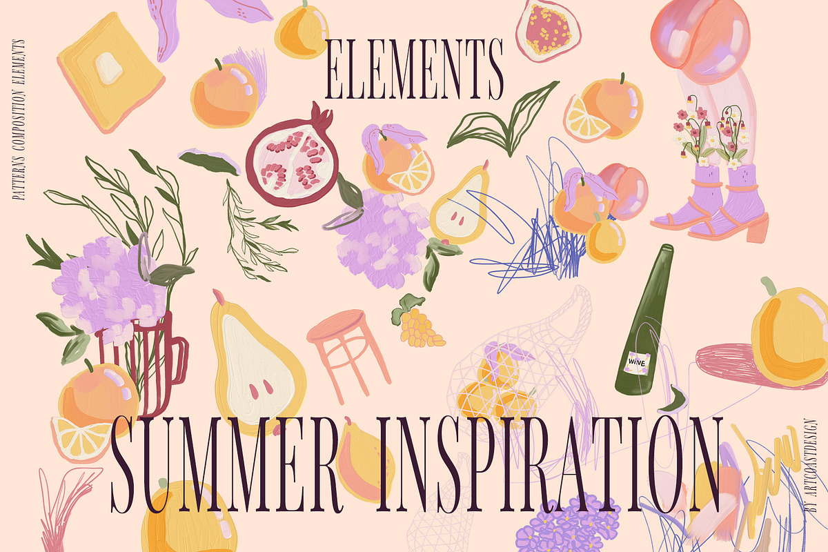 Acrylic Summer Inspiration, a Pattern Graphic by nadispasibenko (Photo 6 of 11)