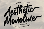 Aesthetic Monoline | Handwritten, a Handwritten Font by Aveni Letter Type (Thumbnail 1 of 10)