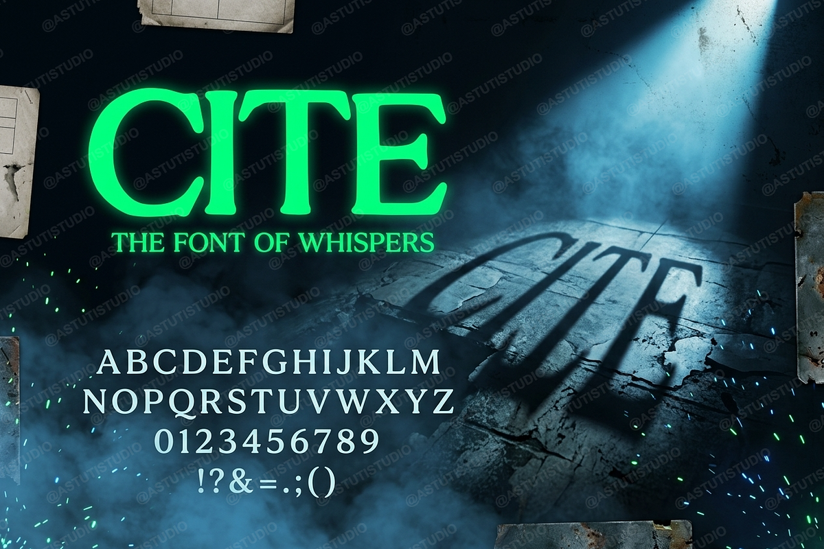Cite | A Refined Minimalist Serif, a Serif Font by Astuti Studio (Photo 8 of 25)