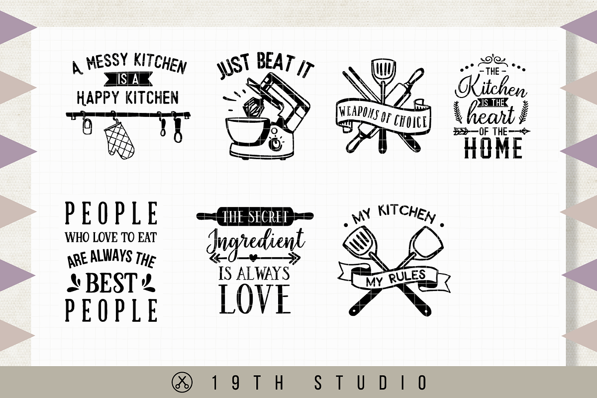 Kitchen SVG Bundle | MB22, an Illustration by Craft House SVG (Photo 3 of 3)