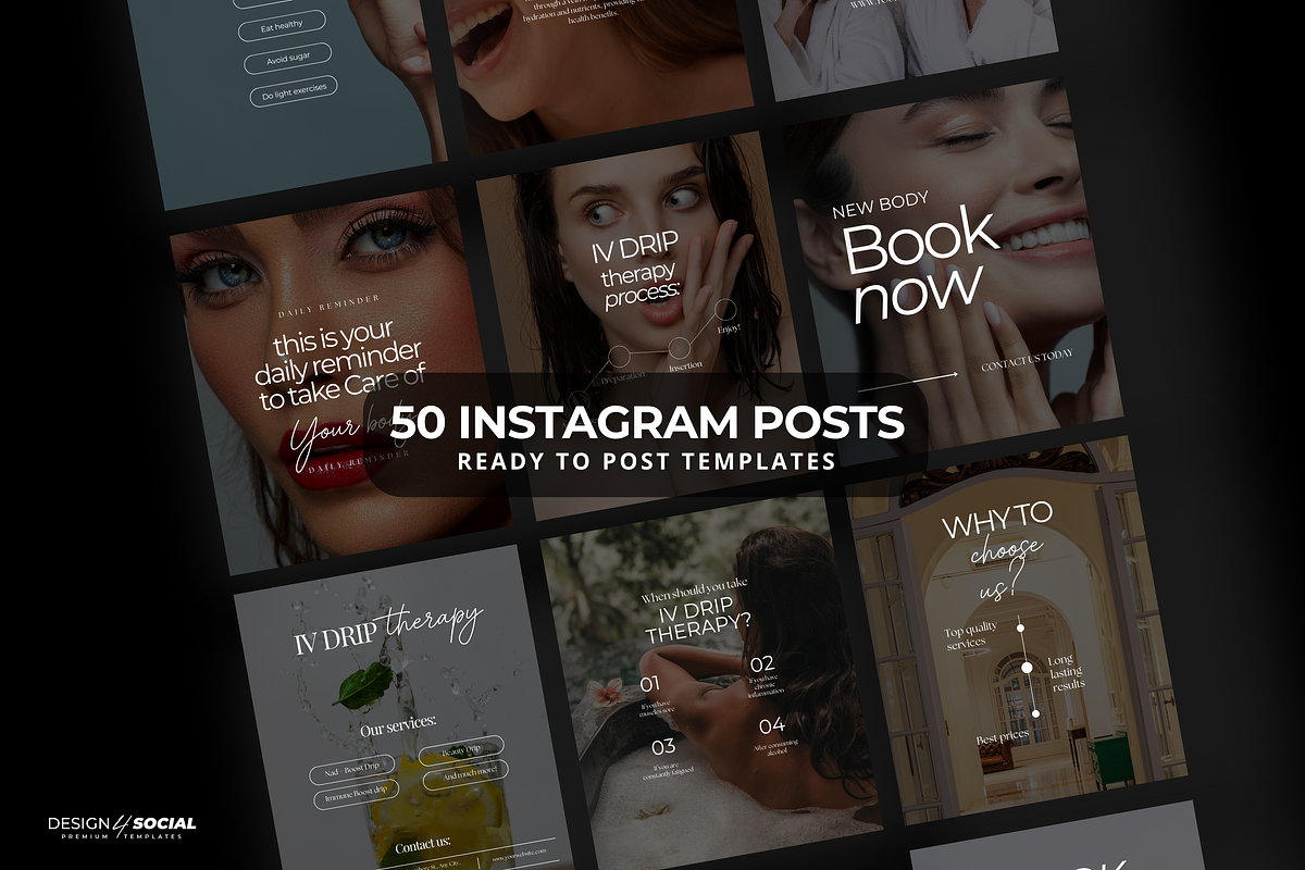 IV Therapy Canva Templates preview 2