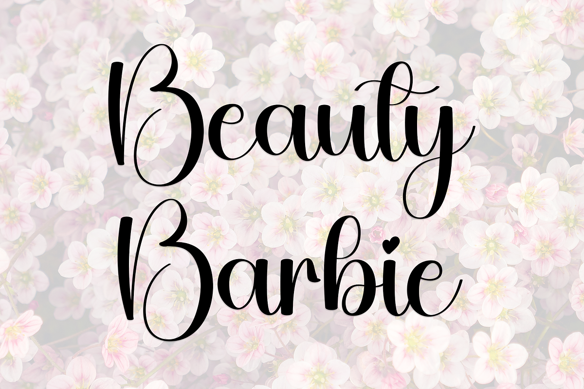 Barbie, a Handwritten Font by InermediaSTUDIO (Photo 3 of 8)