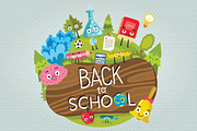 Cute School set, an Education Illustration by kostolom3ooo (Thumbnail 4 of 5)