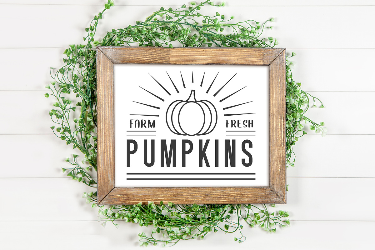 Fall Sign SVG PNG Design Bundle, a Decorative Illustration by thefutive (Photo 10 of 13)