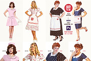 50s Painting Effect Photoshop Action, an Action Add-On by The Design For Co. (Thumbnail 2 of 8)