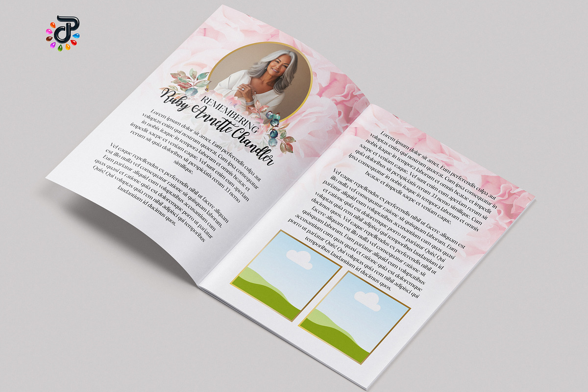 Elegant Canva Obituary Template, a Brochure Template by Protech Design ENT (Photo 5 of 8)