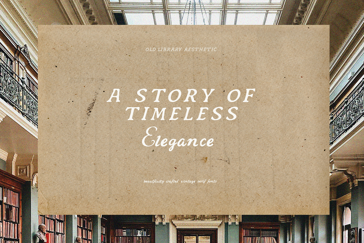 Antique Font Family Rustic Serif Duo, a Handwritten Font by Laras Wonderland (Photo 15 of 18)