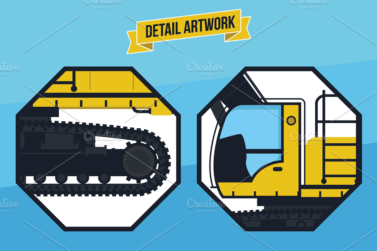 5 mining & construction machinery, an Object Graphic by LTNG STUDIO (Photo 2 of 2)