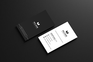 2 in 1 Minimal Business Card, a Business Card Template by Creative_Arts