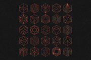 25 HEXAGON LOGOS, an Object Graphic by 2DFUNS (Thumbnail 3 of 3)