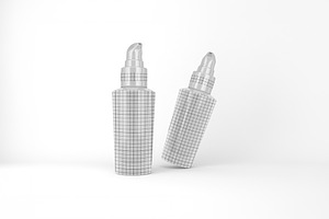 Pump Bottle Mockup, a Packaging Mockup by Qaleb Studio