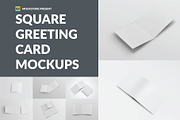 Square Greeting Card Mock-Ups, a Print Template by Mockstore (Thumbnail 10 of 11)