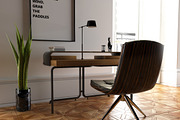 Home office 1210, a Furniture 3D Model by inDahouze (Thumbnail 2 of 10)