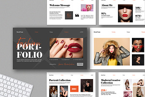 Fashion Portfolio Presentation, a Presentation Template by Mighty-Slide
