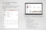 MEGA Notion Life Organizer Bundle, a Templates & Theme by BRANDcontent (Thumbnail 5 of 9)