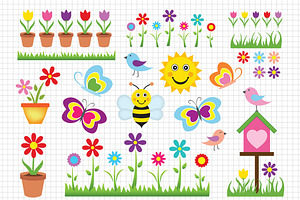 Cute Spring Illustration