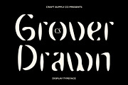 CS Grover Drawn, a Sans Serif Font by Craft Supply Co. (Thumbnail 1 of 8)
