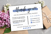 Thank You Card For Small Business #7, a Flyer Template by Oskar Wantopi (Thumbnail 2 of 3)