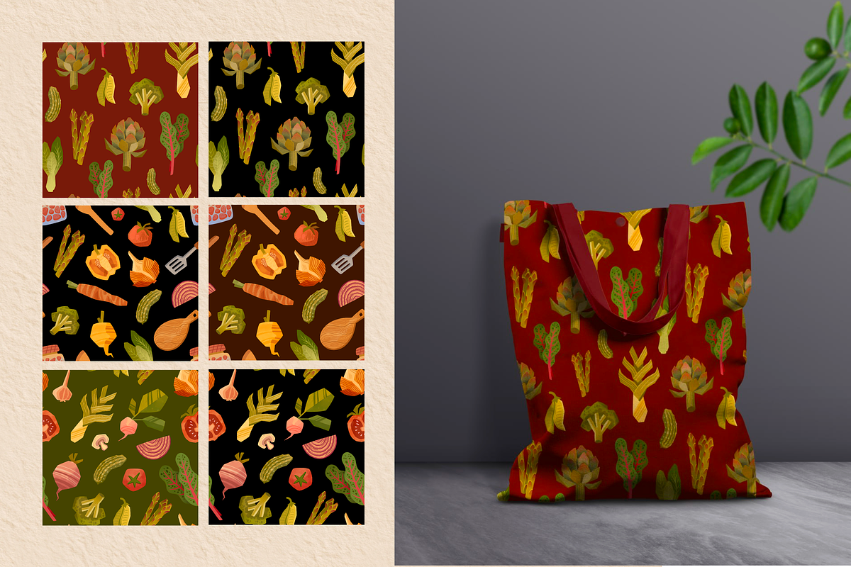 Food & Kitchen Clipart - Vegetables, a Food Illustration by Moon House Shop (Photo 5 of 8)