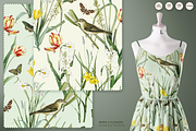SPRING FLOWERS SEAMLESS PATTERNS, a Pattern Graphic by Splash! (Thumbnail 2 of 10)