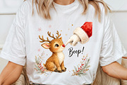 Boop Cute Reindeer Santa Hand PNG, a Seasonal Illustration by Canvas Craft (Thumbnail 1 of 5)
