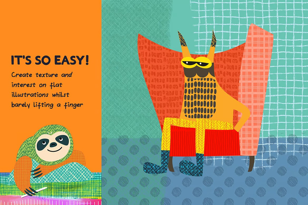 Lazy Lines Procreate Texture Pack, a Brush Add-On by Dimas Rizki Pratama (Photo 6 of 8)