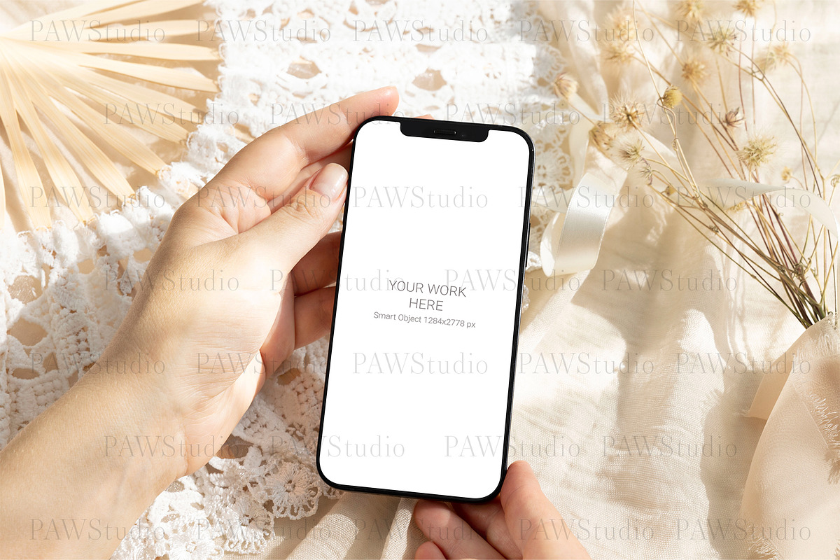 Device Mockup Phone In Hand WBF, a Product Mockup by PawMockups (Photo 6 of 9)