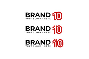 Number 10 Logo, a Branding & Logo Template by ika trisiana