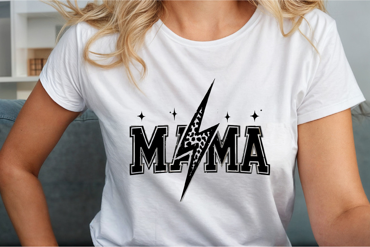 Mama Lightning Bolt, Mother's Day SV, an Illustration by Sublimation Artist (Photo 3 of 9)