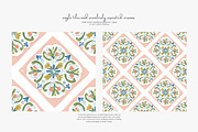 folk floral seamless patterns bundle, a Pattern Graphic by Patishop Art (Thumbnail 2 of 9)