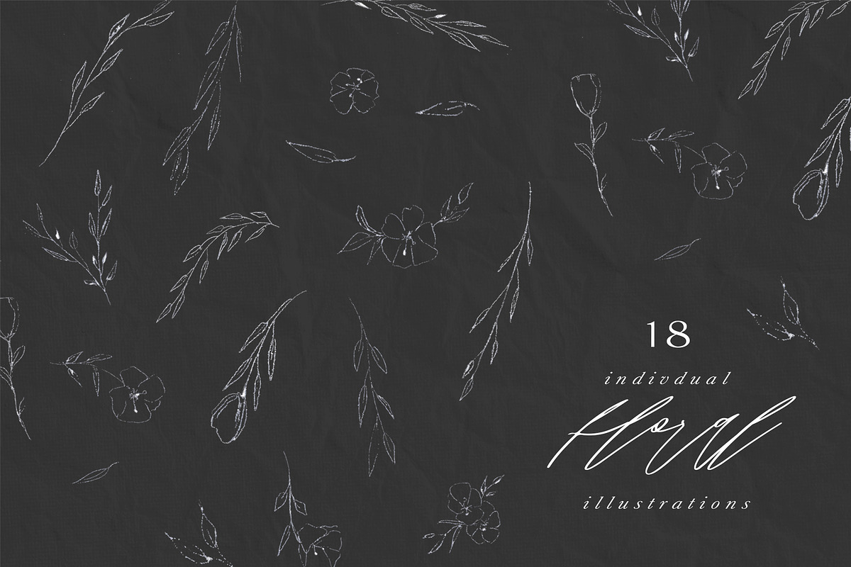 Fine Art Wild Flower Illustrations, a Texture Illustration by With Love Ethel (Photo 3 of 7)