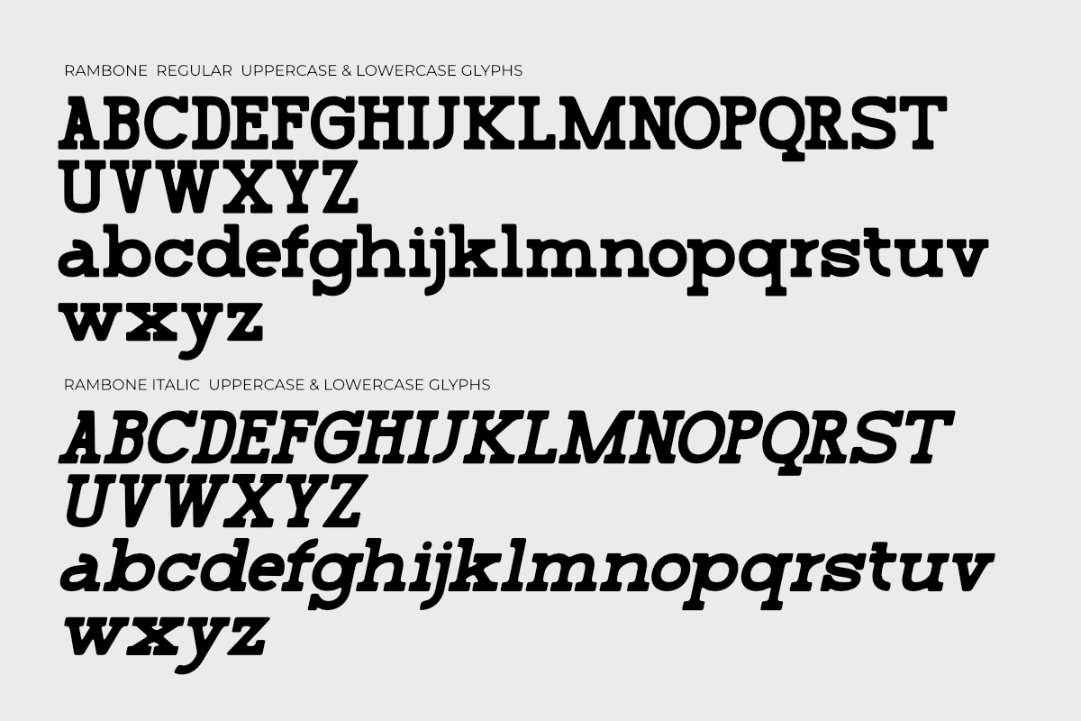 Rambone, a Slab Serif Font by Muksal Creative (Photo 14 of 15)