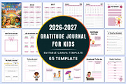 2026–2027 Gratitude Journal for Kids, a Stationery Template by Shumaya (Thumbnail 1 of 5)