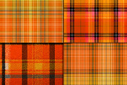 Orange Plaid Halloween Paper 12x12, a Texture Illustration by Area (Thumbnail 14 of 17)