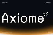 Axiome SM Technical Sans & Mono
