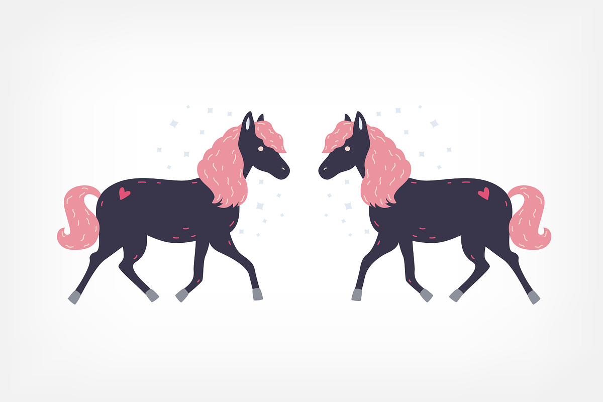 Little pink horse, an Animal Illustration by Good Studio (Photo 3 of 4)