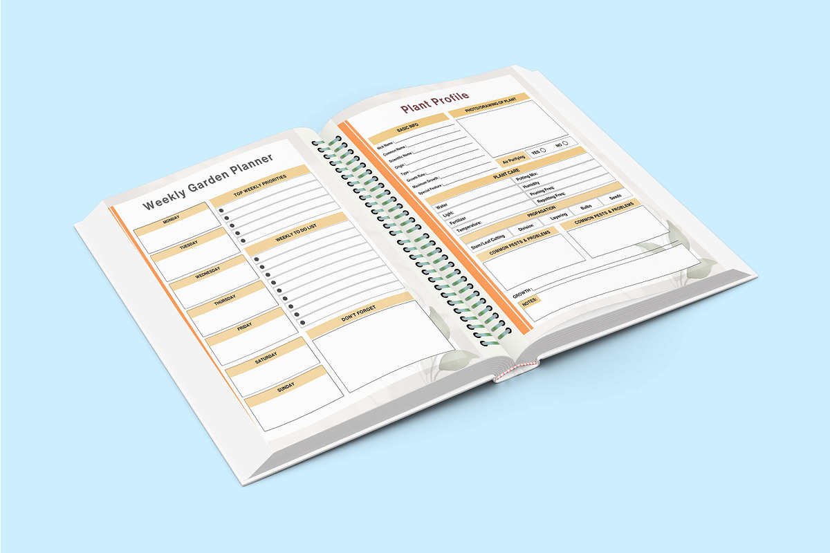 2025-2026 Garden Planner Canva, a Stationery Template by Designmela01 (Photo 2 of 5)