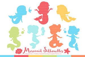 Mermaid Silhouettes in Fresh Boy, an Illustration by Amanda Ilkov