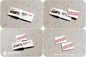 Landscape Magazine Mockup