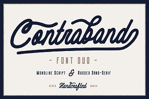 Contraband - Font Duo