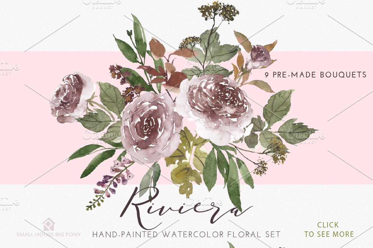 Riviera - Hand-painted Watercolor, an Illustration by SmallHouseBigPony (Photo 10 of 11)