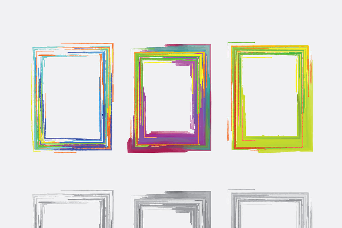 Bundle Watercolor Frame Border, a Texture Graphic by MRI STUDIO (Photo 10 of 16)