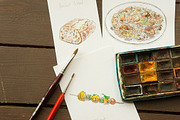 Watercolor Mediterranean food set-1, a Food Illustration by miminoshka (Thumbnail 6 of 7)