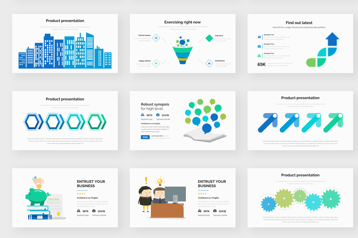 Company Profile Pitch Deck Keynote, a Presentation Template by One Percent Studio (Photo 13 of 20)