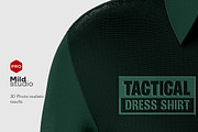 Tactical Dress Shirt V.04 Mockup, a Shirt Mockup by Mildstudio (Thumbnail 2 of 6)