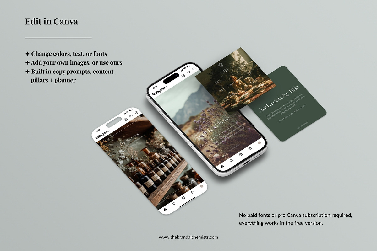 Mother Earth Instagram Templates, a Social Media Template by The Brand Alchemists (Photo 11 of 13)